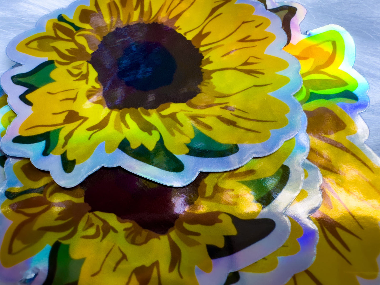 Sunflower Waterproof Sticker