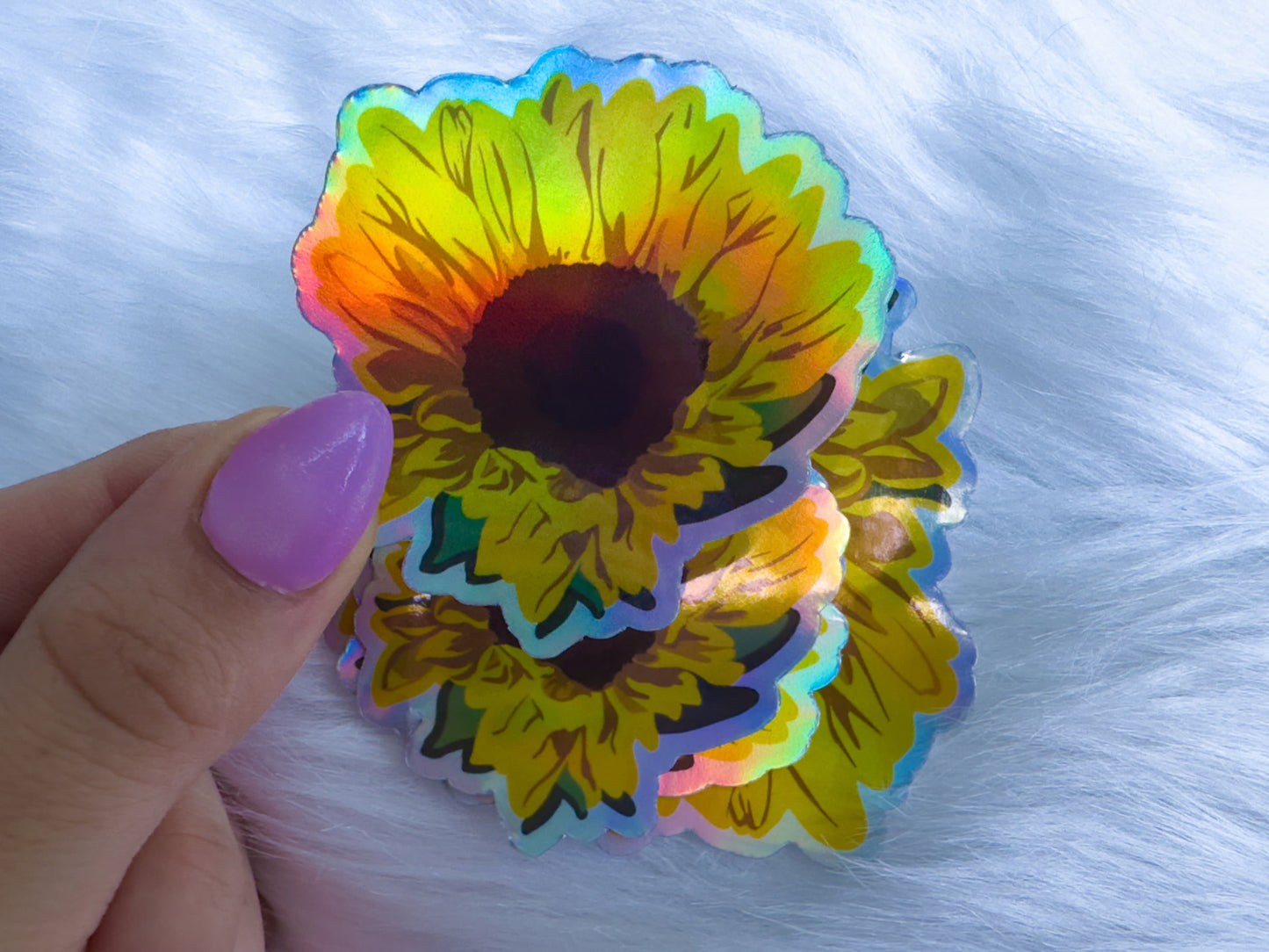 Sunflower Waterproof Sticker