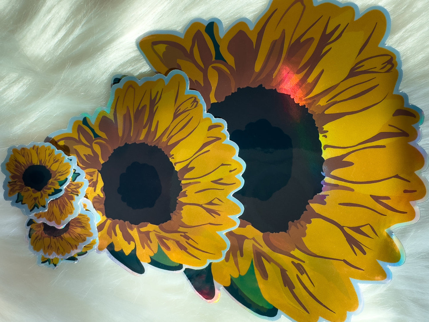 Sunflower Waterproof Sticker