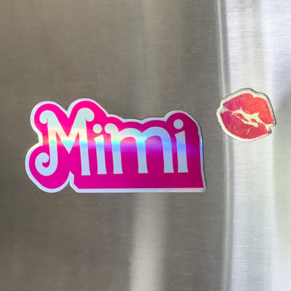 Custom Name Holographic Magnet