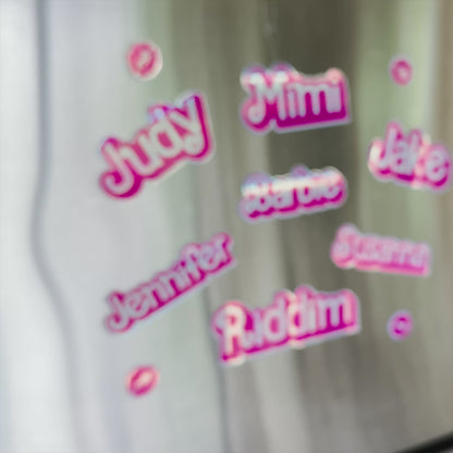 Custom Name Holographic Magnet